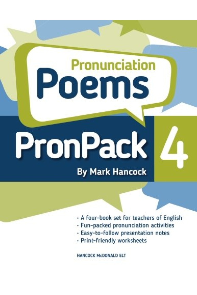 PronPack 4: Pronunciation Poems: Volume 4