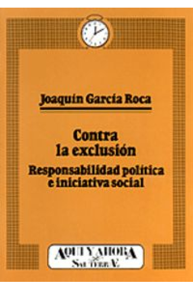 028 - Contra la exclusión. Responsabilidad pública e iniciativa social