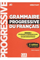 Grammaire progressive du français - Niveau débutant A1 3ème édition - Livre + CD + Livre-web 100% interactif