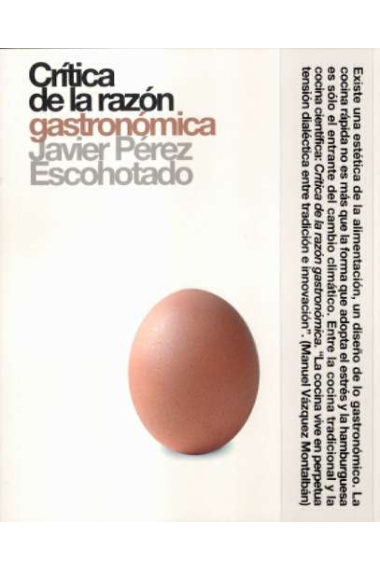 Crítica de la razón gastronómica