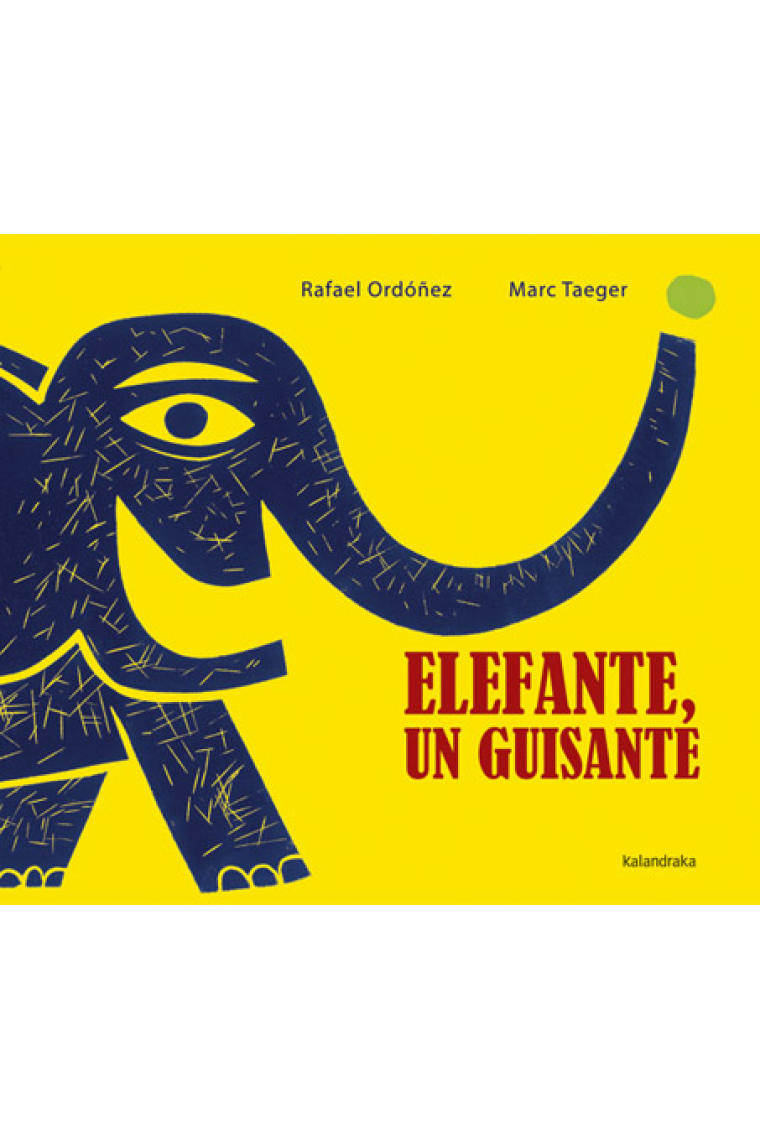 Elefante, un guisante