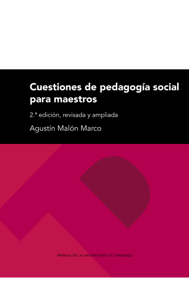 Cuestiones de pedagogía social para maestros