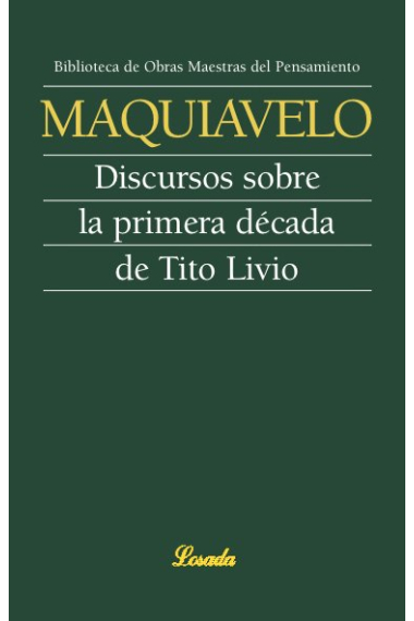 DISCURSOS SOBRE LA PRIMERA DECADA DE TIT