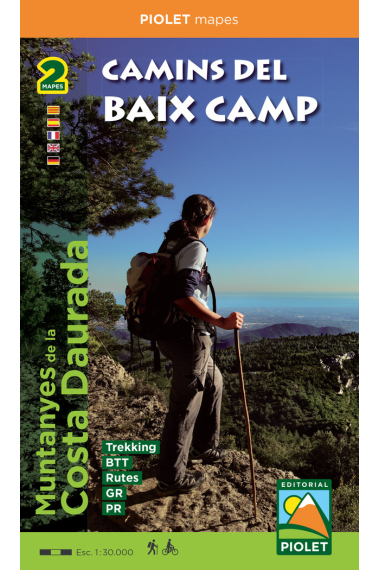 Camins del Baix Camp 1:30.000 (N.E). Muntanya Costa Daurada