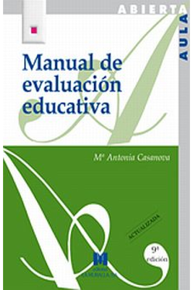 Manual de evaluación educativa