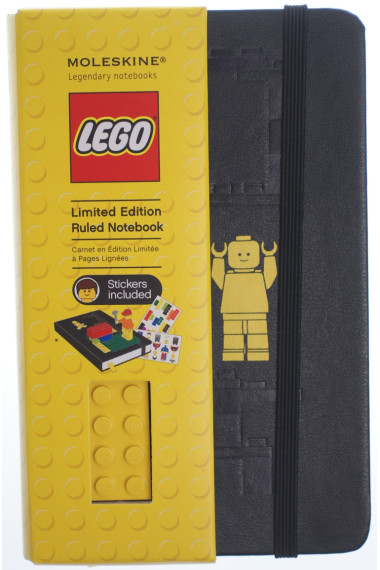 Moleskine* Lego Cuaderno Pocket Rayas (cartoné-negro)