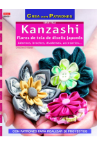 Kanzashi. Flores de tela de diseño japonés