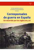 CORRESPONsALES DE GUERRA EN ESPAÑA