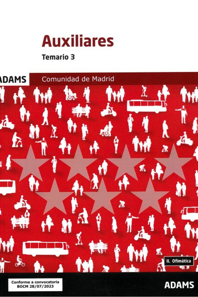 TEMARIO 3 AUXILIARES ADMINISTRATIVOS DE LA COMUNIDAD DE MADR