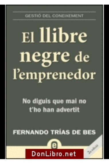 El llibre negre de l'emprenedor