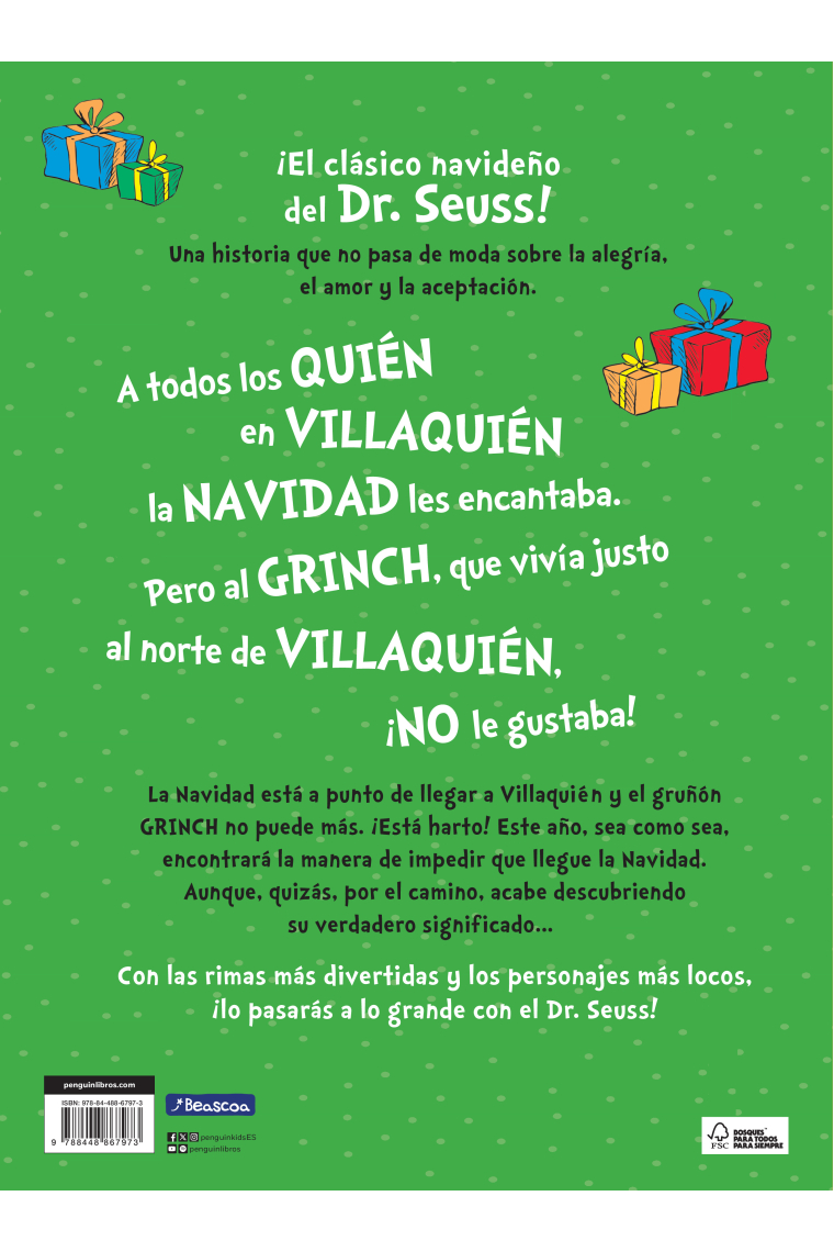 ¡Cómo el Grinch robó la Navidad! (Dr. Seuss)