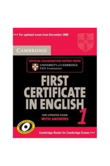 Cambridge First Certificate in English 1 for Updated Exam Self-Study Pack(Book with 2 Audio Cds)