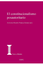 EL CONSTITUCIONALISMO POSTAUTORITARIO