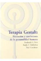 Terapia gestalt. Excitación y crecimiento de la personalidad humana