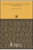 De la crisis económica en España y sus remedios