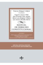 Manual de Derecho Constitucional (2024). Vol. II: Derechos y libertades fundamentales. Deberes constitucionales y principios rectores. Instituciones y órganos constitucionales