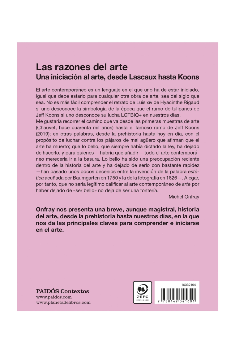 Las razones del arte. Una introducción al arte, desde Lascaux a Koons