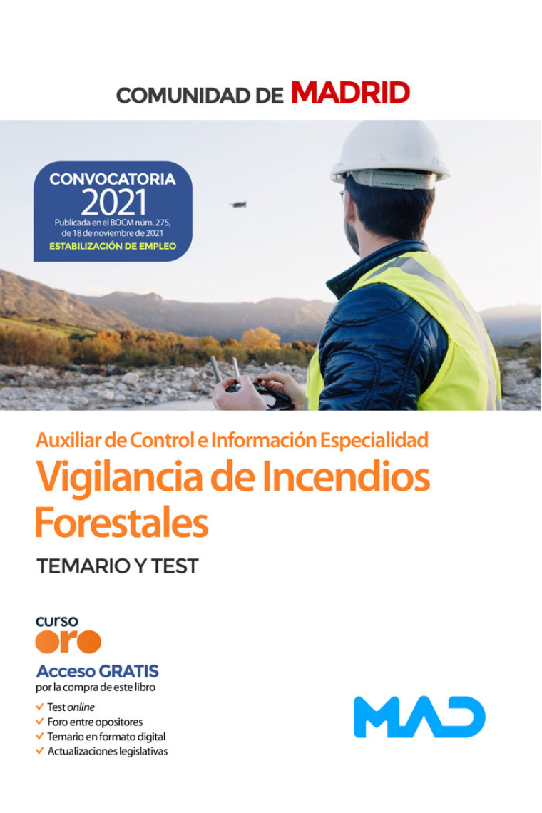 AUXILIAR CONTROL E INFORMACION ESPECIALIDAD DE VIGILAN