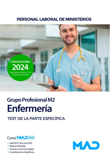 ENFERMERIA GRUPO PROFESIONAL M2 PERSONAL LABORAL MINISTERIO