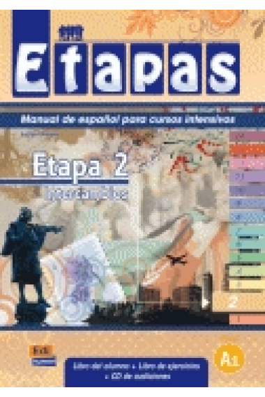 Etapas. Etapa 2. Intercambios (Nivel A1). Libro del alumno+ejercicios+CD