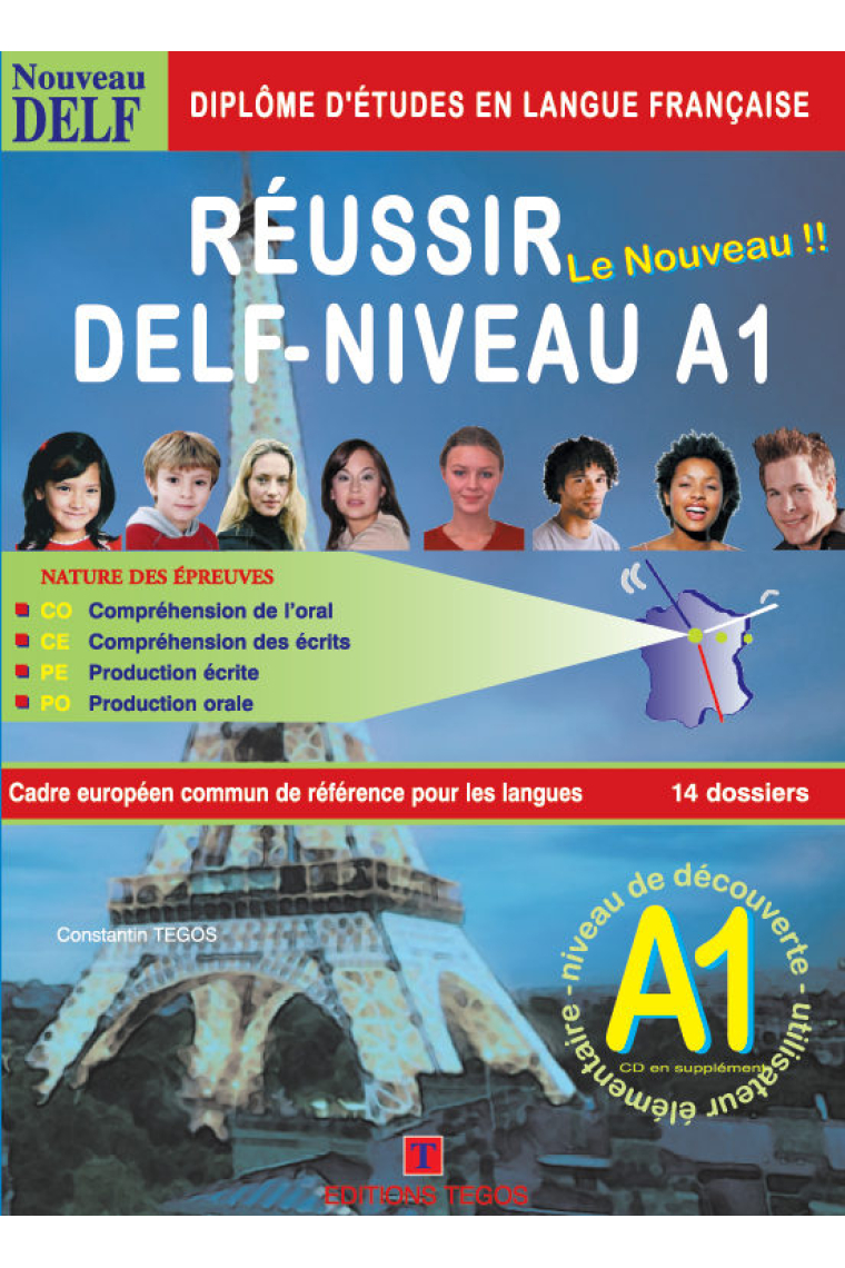 Réussir le DELF A1 Libro + Claves + 2 CDs