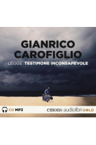 Testimone inconsapevole letto da Gianrico Carofiglio. Audiolibro. CD Audio formato MP3 (Gold)