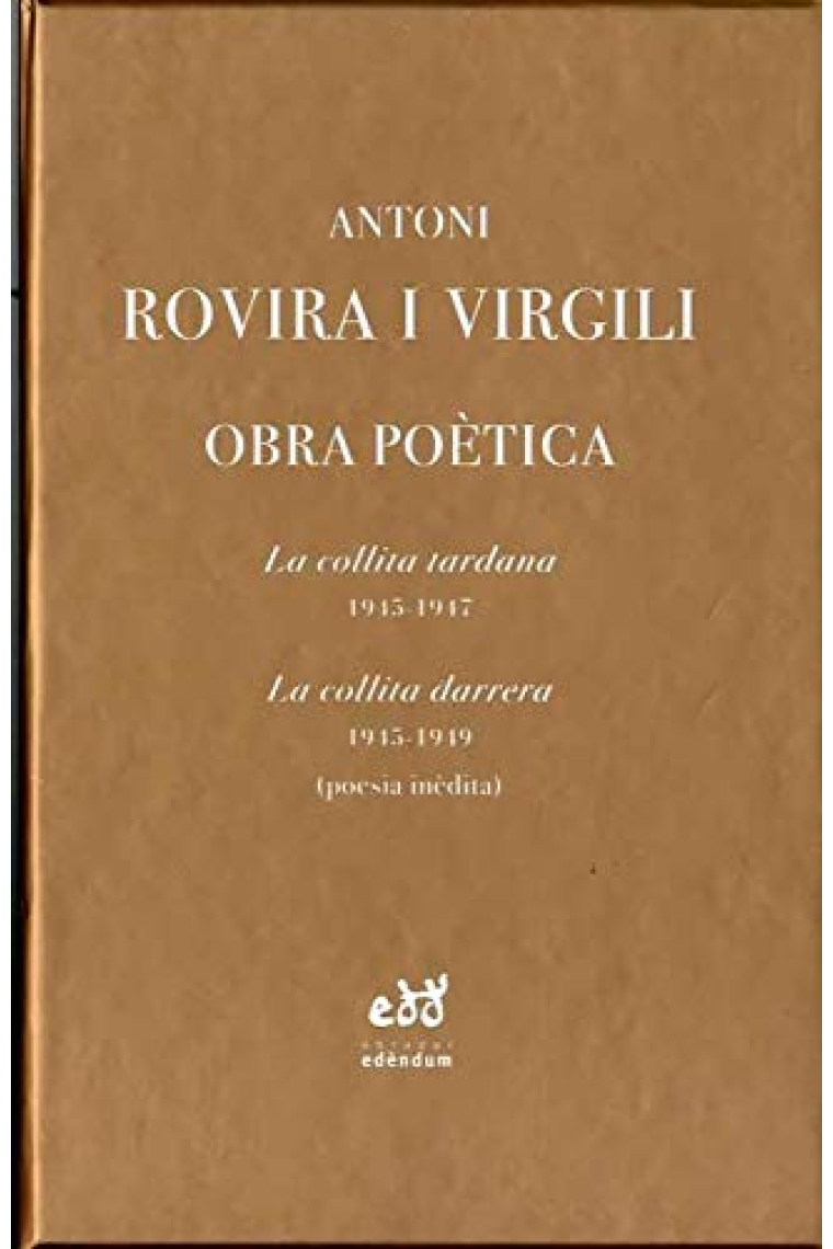 Obra poètica (La collita tardana i La collita darrera 2 vols.)