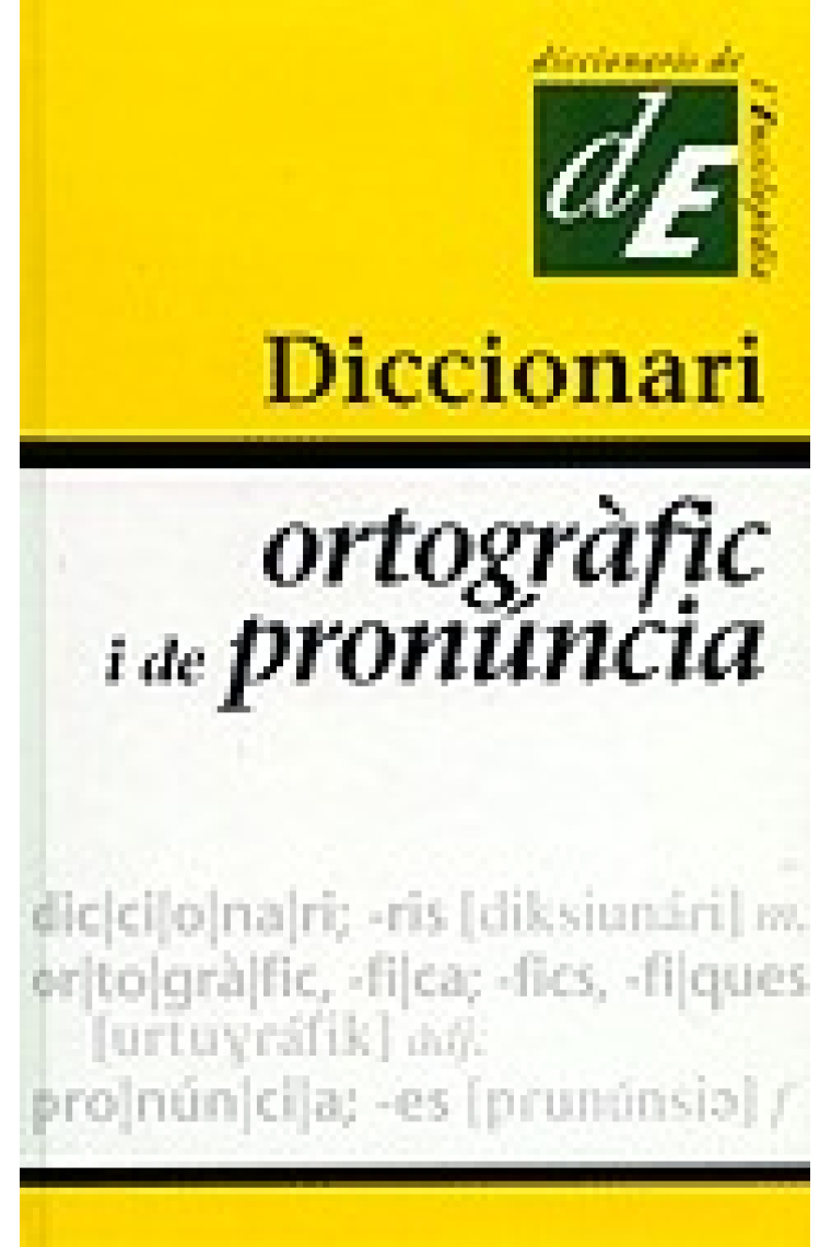 Diccionari ortogràfic i de pronúncia