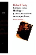 Ensayos sobre Heidegger y otros pensadores contemporáneos (Escritos filosóficos, 2)