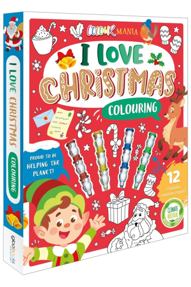 I LOVE CHRISTMAS COLOURING