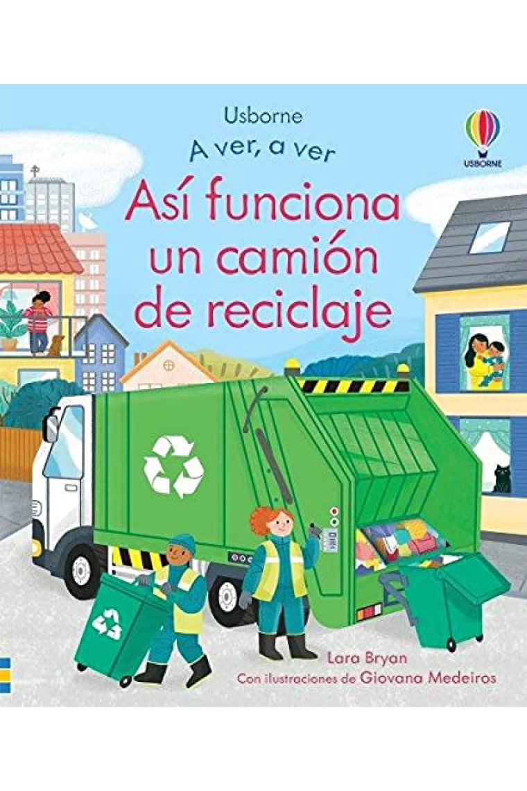 Asi funciona un camion de reciclaje