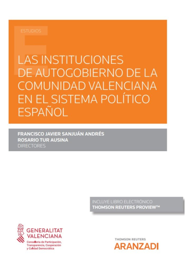 LAS INSTITUCIONES DE AUTOGOBIERNO DE LA COMUNIDAD VALENCIANA