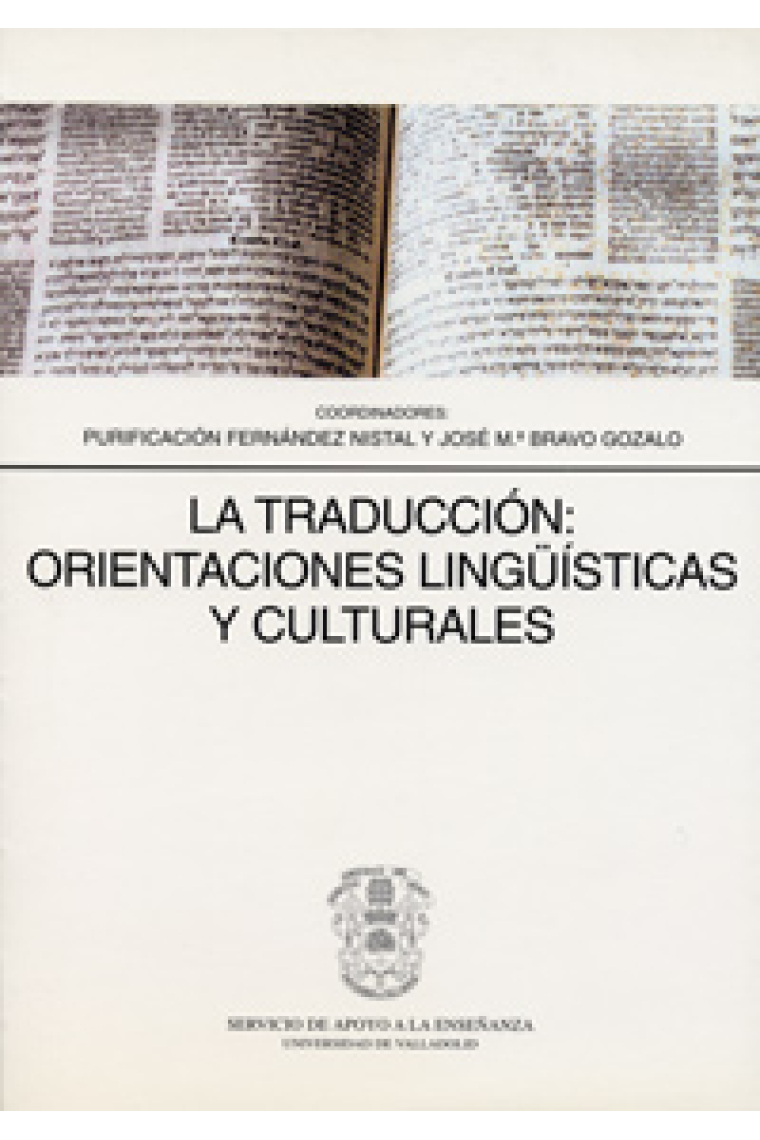 La traducció: Orientaciones lingüísticas y culturales