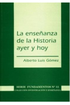 La enseñanza de la Historia ayer y hoy