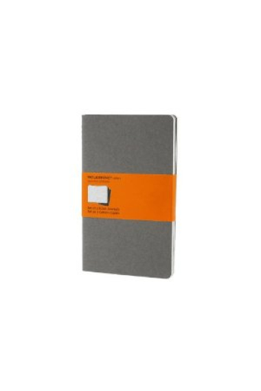 Moleskine* Cuaderno Cahier rayas Large (rústico-gris)