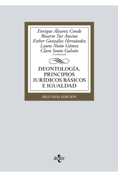 Deontología, principios jurídicos básicos e igualdad