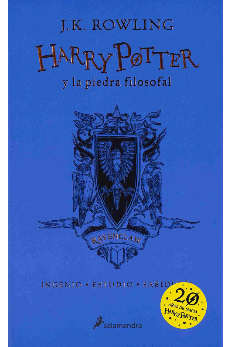 Harry Potter y la piedra filosofal (casa Ravenclaw AZUL)