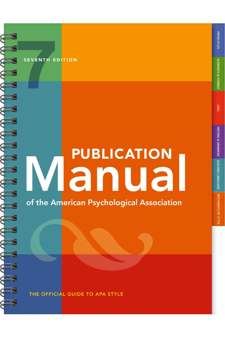 Publication Manual of the American Psychological Association (Spiral bound)