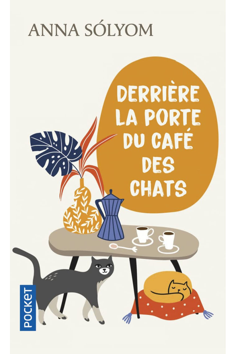 Derrière la porte du café des chats