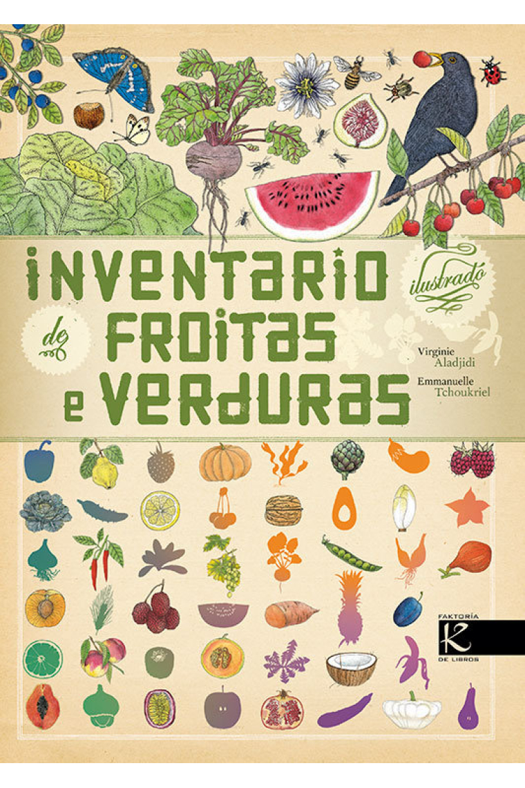 Inventario ilustrado de froitas e verduras