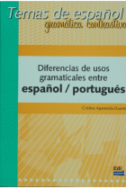 Temas de español 1. Diferencias de usos gramaticales entre español / portugués