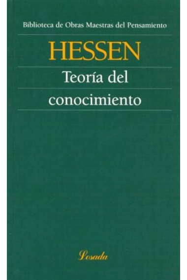 Teoría del conocimiento (Traducción de José Gaos)