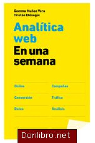 Analítica web. En una semana