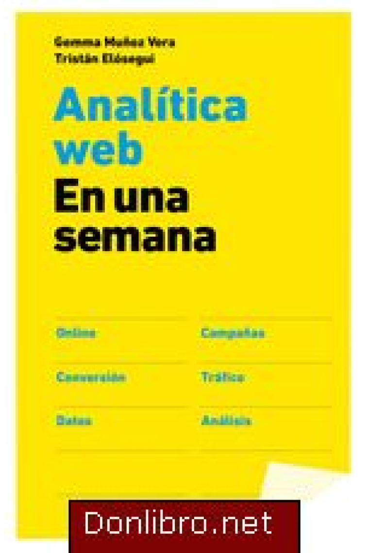 Analítica web. En una semana