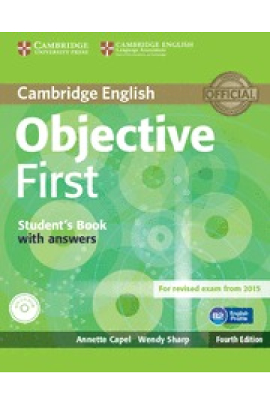 Objective First 4th edition Student's book with answers with CD-Rom (2015 Exam)