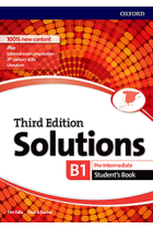 Solutions Pre-Intermediate. Student's Book 3rd Edition