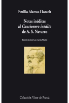 Notas inéditas al Cancionero inédito de A S Navarro