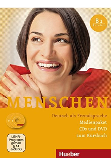 Menschen B1 Medienpaket 3 Audio-CDs und 1 Lehrer DVD zum Kursbuch Lehrerhandbuch