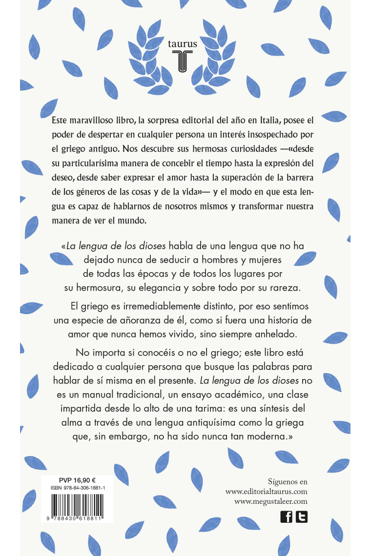 La lengua de los dioses: nueve razones para amar el griego