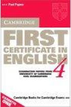 Cambridge First certificate in English 4.  (Cassettes)